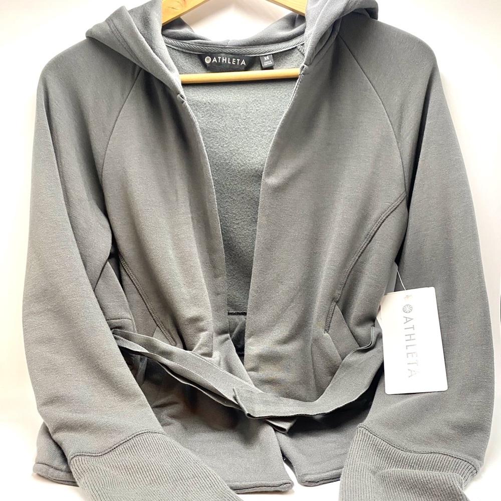 New Athleta Hoodie Cardigon, Size-XS